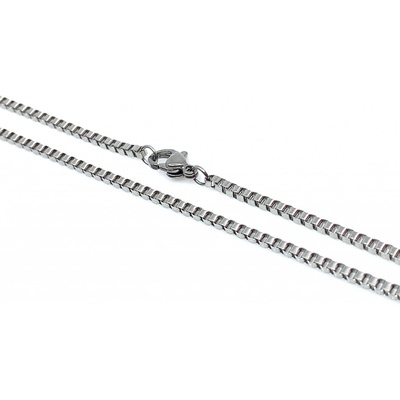 Jan Kos jewellery Řetízek z oceli typu kostka 12102714