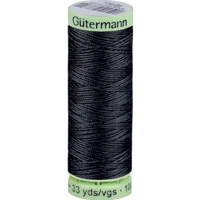 Polyesterové nitě Gütermann Jeans návin 30 m Varianta: 665 modrošedá tm., Balení: 1 ks