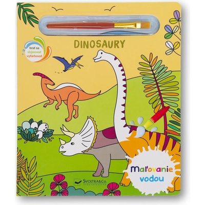 Maľovanie vodou Dinosaury