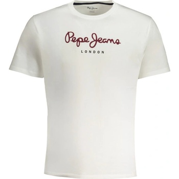 Pepe Jeans Мъжка тениска с къс ръкав pepe jeans, Размер xl, Цвят Бял (pm508208eggon_bi800)