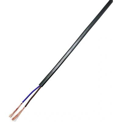 Tru Components 93030c520 připojovací kabel 2 x 1 mm² černá 20 m