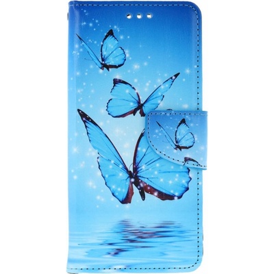 TopQ Xiaomi Redmi Note 14 knížkové Modří motýlci 138631