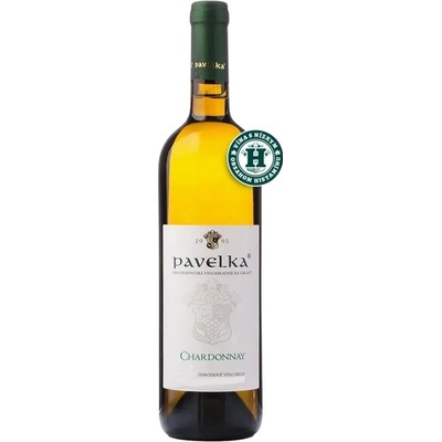 Pavelka a syn Chardonnay Výber z hrozna 12,5% 0,75 l (čistá fľaša)