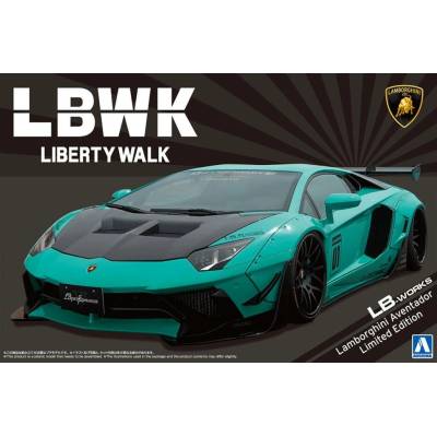 Aoshima Liberty Walk No.21: Lamborghini Aventador Limited Edition Ver.2 1:24
