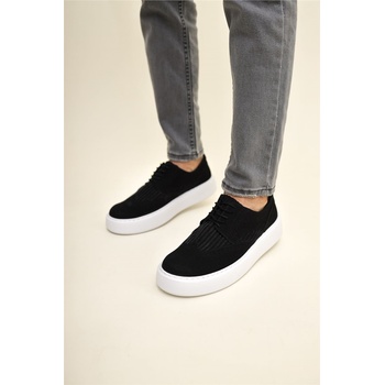 Chekich Мъжки обувки от велур CH149 - Черни #359698 (359698_Черно)