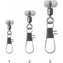 Mistrall priebežná karabínka s obratlíkom Interlock Snap veľ.1 12 kg 10 ks