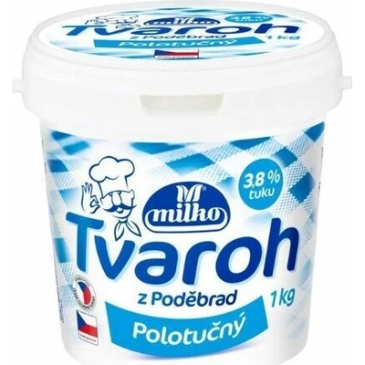 Milko Tvaroh polotučný jemný 1 kg