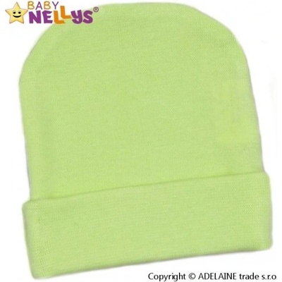 Baby Nellys Novorodenecká čiapočka zelená