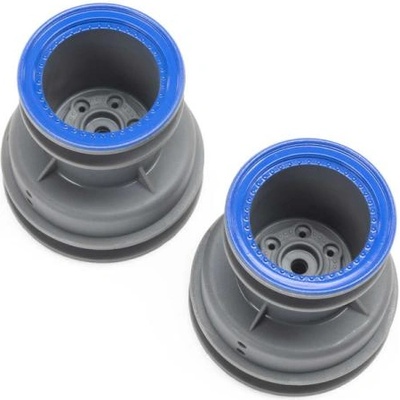 Losi Светлосиви MT джанти, синьо beadlock (2): Mini LMT