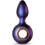 Hueman Deep Space Vibrating Plug Silicone 10 Modes Black