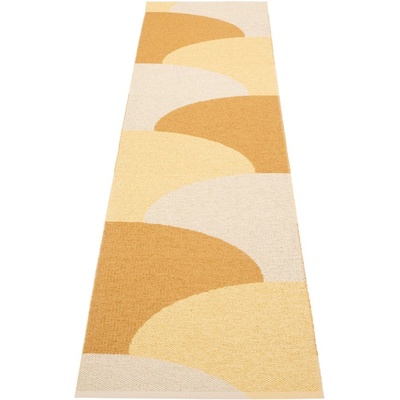 Pappelina Пътека за открито и закрито в цвят жълта охра 70x270 cm Hill Ochre Pale Yellow - Pappelina (HI5B727)