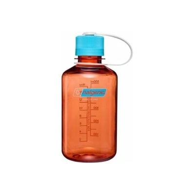 Nalgene Narrow-Mouth Sustain Flame w/Blue Atoll oranžová 500 ml
