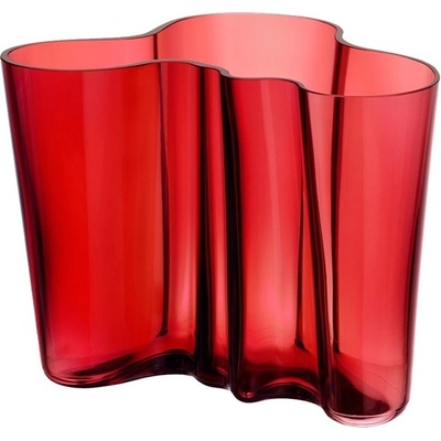Váza Alvar Aalto 160mm, brusnicová