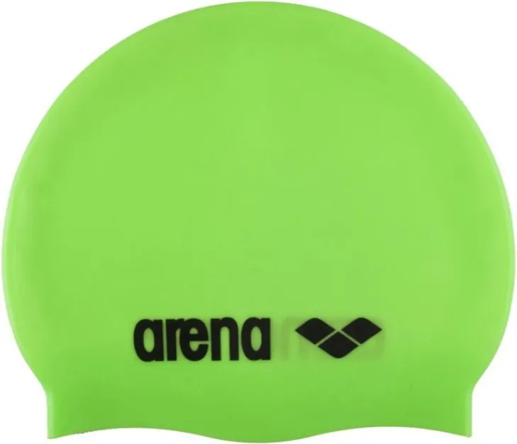 Arena плувна шапка arena classic silicone cap зелен