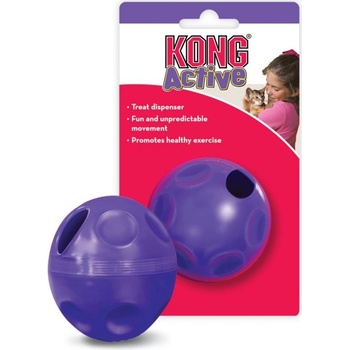 Kong Cat Lopta na dávkovanie pamlskov fialová plast