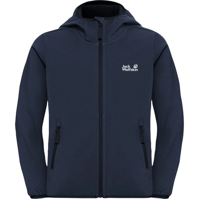 Jack Wolfskin Детско софтшел яке Jack Wolfskin Kid's Fourwinds Jacket Softshell jacket - Midnight Sky - размер 116 (EU) (703-5261-0913)