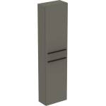 Ideal Standard Висок стенен шкаф Ideal Standard i. life S, сиво покритие, 40 см, 2 врати (T5288NG)