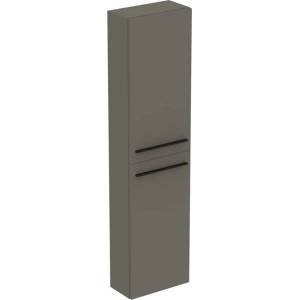 Ideal Standard Висок стенен шкаф Ideal Standard i. life S, сиво покритие, 40 см, 2 врати (T5288NG)