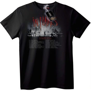 NOONEBRAND Тениска In Flames Турне Европа 2026 - 2XL, White