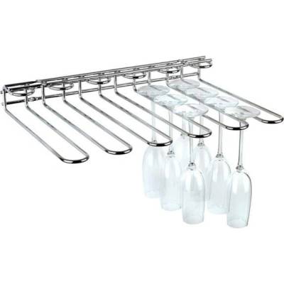 APS Věšák na skleničky z chromované oceli 450x320x60 mm | APS, 93400