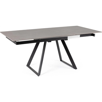 Bizzotto Reeta МАСА 120/180x90 ЧЕРНА/СИВА (0731536)