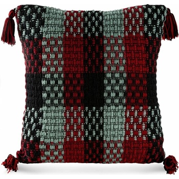 Takoy HILAR z hrubej tkaniny s ozdobnými strapcami v rohoch-HF-440074 45 x 45 cm