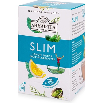 Ahmad Tea SLIM citrón maté & matcha 20 x 1,5 g