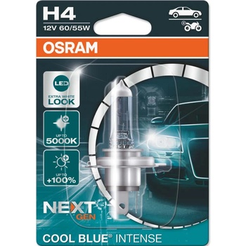 OSRAM Автомобилна крушка Osram OSR64193CBN, 60/55W, 1650/1000lm, H4, P43t, халогенна, 1 брой в опаковка (OSR64193CBN)