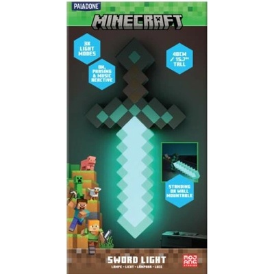 Lampička Icon Minecraft - Diamod Sword
