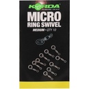 Korda Obratlík s kroužkem Micro Ring Swivel medium 10 ks