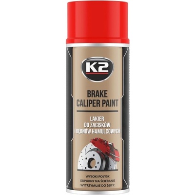 K2 Brake Caliper Paint 400 ml červená – Hledejceny.cz