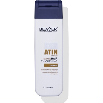 Beaver Keratin Hair Thickening Shampoo 200 ml