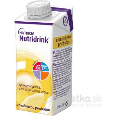 Nutridrink s příchutí banánovou 200 ml