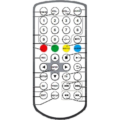 REFLEXION LED1014DV - съвместимо дистанционно управление на марката General (LED1014DV)