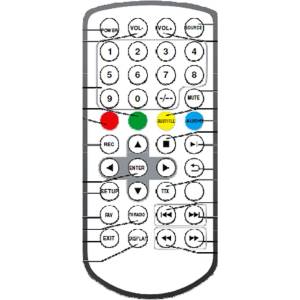 GENERAL REFLEXION LED1014DV - съвместимо дистанционно управление на марката General (LED1014DV) Дистанционно