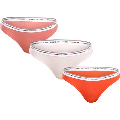 Tommy Hilfiger 3PACK dámske tangá viacfarebná (UW0UW04894 0VG)