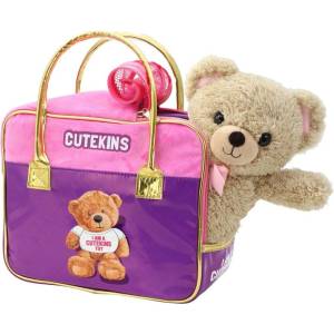 CuteKins Плюшена играчка CuteKins - Мече в чанта Mosha (35049) - ozone