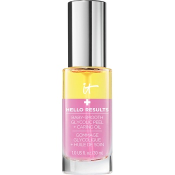 IT Cosmetics Hello Results Baby-Smooth Glycolic Acid Peel + Caring Oil Ексфолиант за лице дамски 30ml