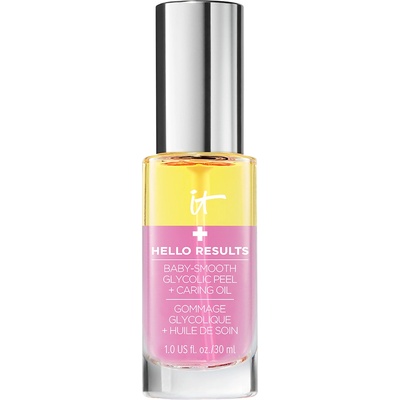 IT Cosmetics Hello Results Baby-Smooth Glycolic Acid Peel + Caring Oil Ексфолиант за лице дамски 30ml