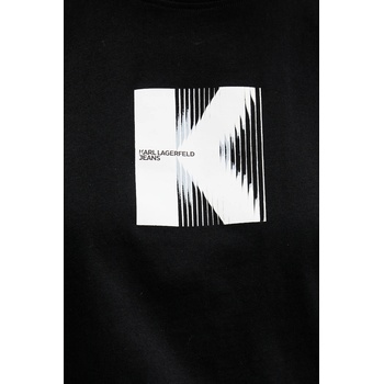 Karl Lagerfeld Jeans Памучна тениска Karl Lagerfeld Jeans (B1W17055)