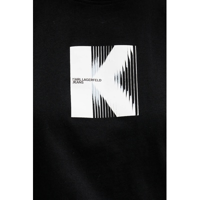 Karl Lagerfeld Jeans Памучна тениска Karl Lagerfeld Jeans (B1W17055)