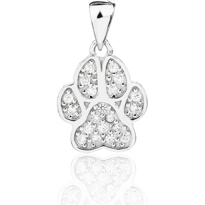 Jan Kos jewellery Stříbrný přívěsek s bílým zirkonem MHT 736