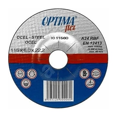 Optima Brúsny kotúč 115 x 6 mm IO11560