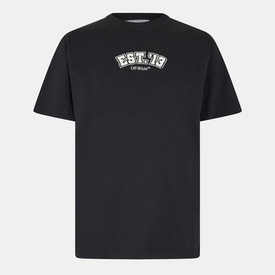 OFF WHITE Тениска OFF WHITE Men's Regular Fit T-Shirt - Black/White