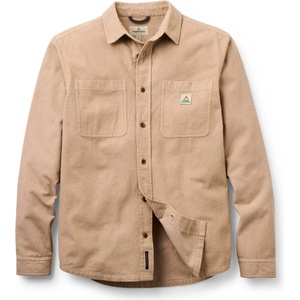 Passenger Мъжка риза с копчета Passenger Backcountry Grid Cord Shirt - Simply Taupe - размер XXL (033-3111-0115)