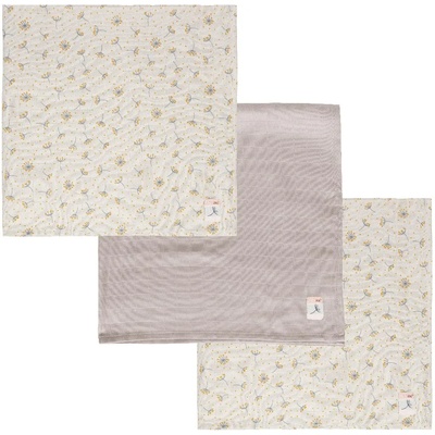 bébé-jou Комплект тензухени пелени Bebe-Jou - 70 х 70 cm, Wish Grey, 3 броя (3051062)
