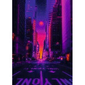 Ravensburger - Puzzle Neon: New York - 1 000 piese