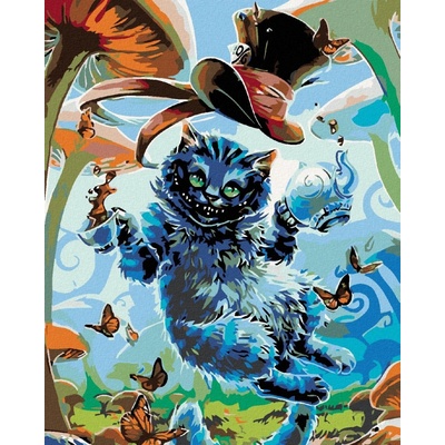 zuty Malování podle čísel Kočka Šklíba 80 x 100 cm bez rámu a bez vypnutí plátna 8596530042181