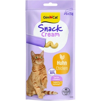 GimCat Snack Cream kuře 6x15 g