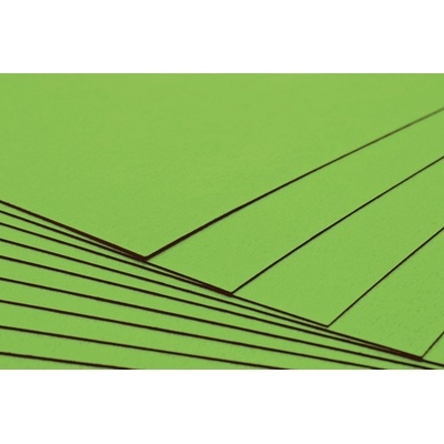 Tvrdý kreativní papír limetkově zelený A4 - 300g – Zboží Dáma
